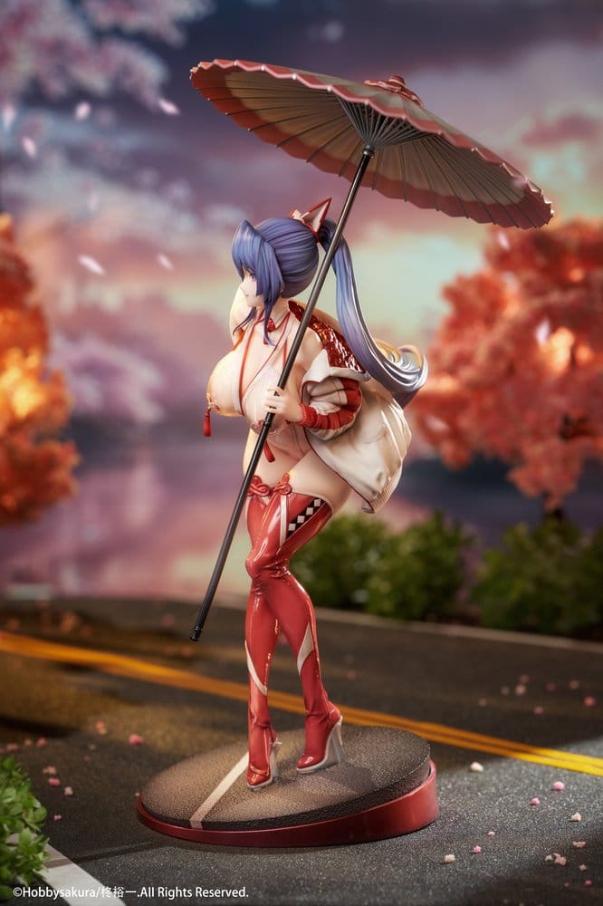 Original Character Miko Shoujo PVC Figur 1/7 Miko Race Queen Ver. Deluxe Edition 33 cm