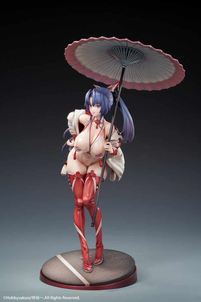Original Character Miko Shoujo PVC Figur 1/7 Miko Race Queen Ver. Deluxe Edition 33 cm