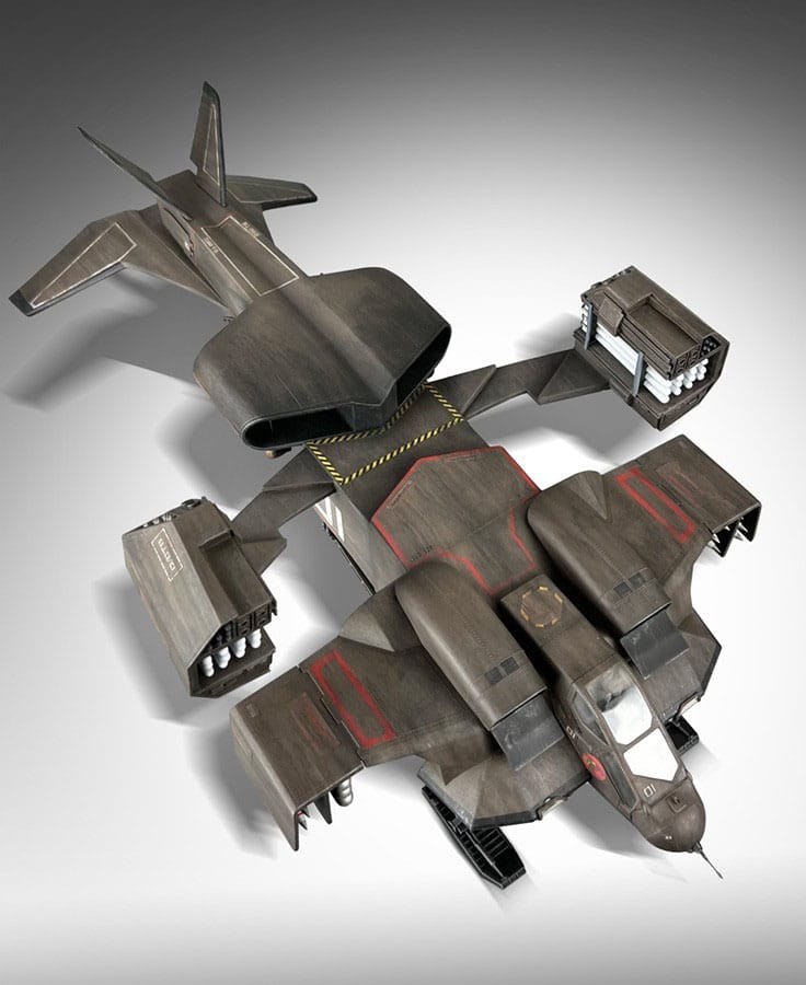 Alien Replik UD-4 Cheyenne Dropship 61 cm    