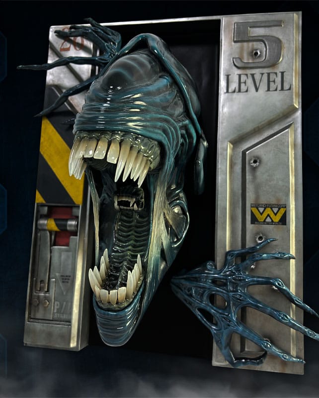 Aliens Wand-Skulptur 1/2 Alien Queen 51 x 41 x 25 cm  