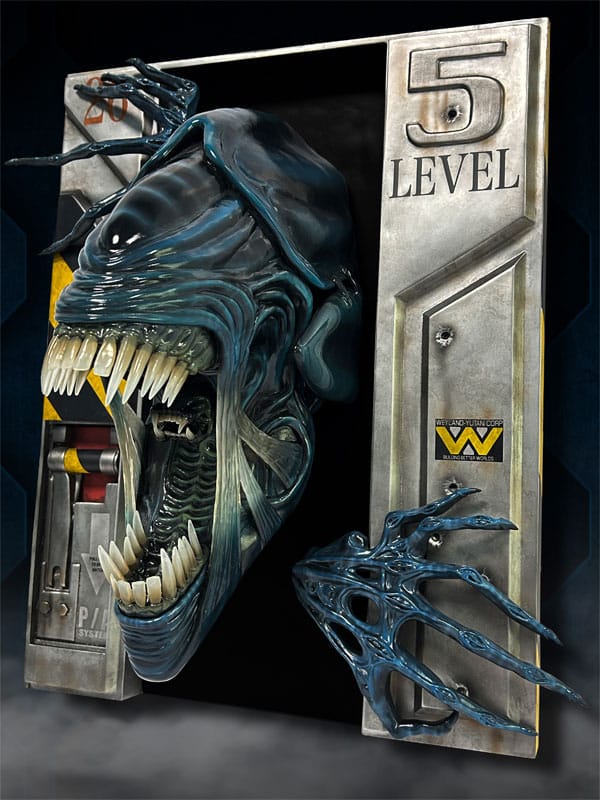 Aliens Wand-Skulptur 1/2 Alien Queen 51 x 41 x 25 cm  