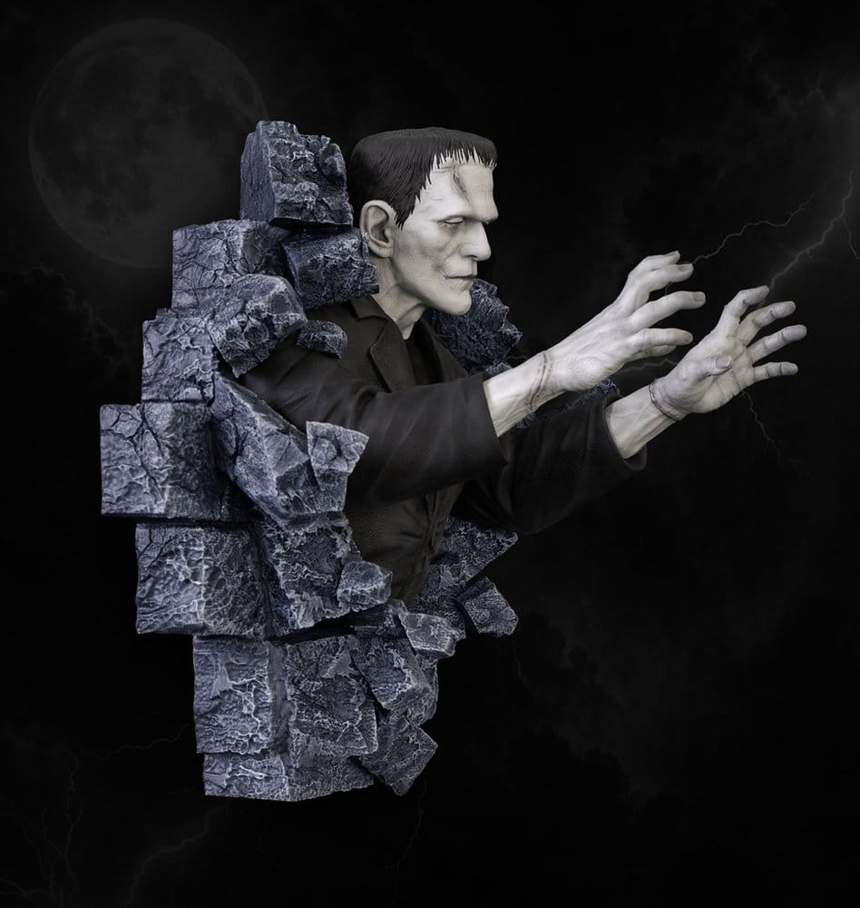 Frankenstein Wandskulptur Classic Horror Edition Lifesize 94 cm