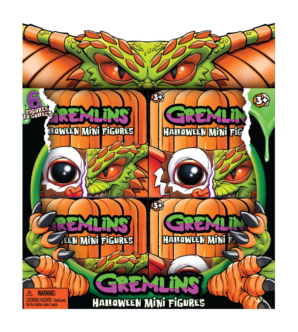 Gremlins Blind Box Minifiguren 6 cm Halloween Edition Display (12) 