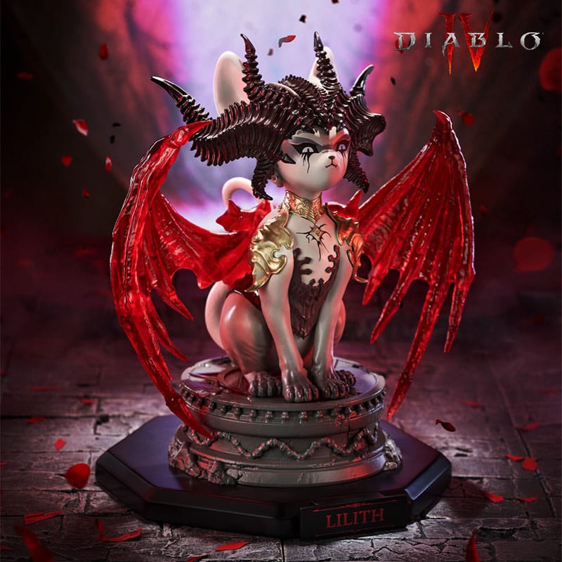 Diablo IV Statue Lilith Meow 17 cm