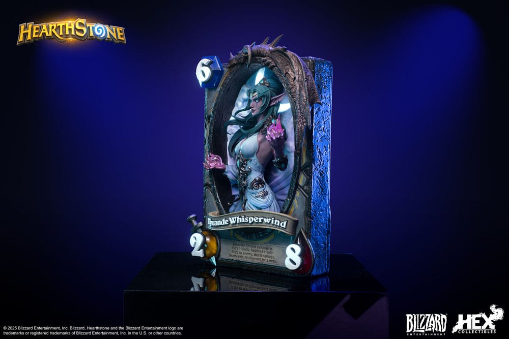 Hearthstone 3D Art Frame Statue Tyrande Whisperwind 31 cm