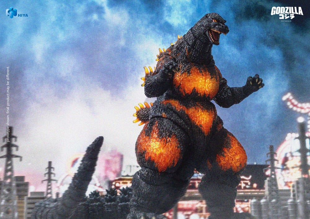 Godzilla vs. Destoroyah (1995) Exquisite Basic Actionfigur Burning Godzilla 18 cm       