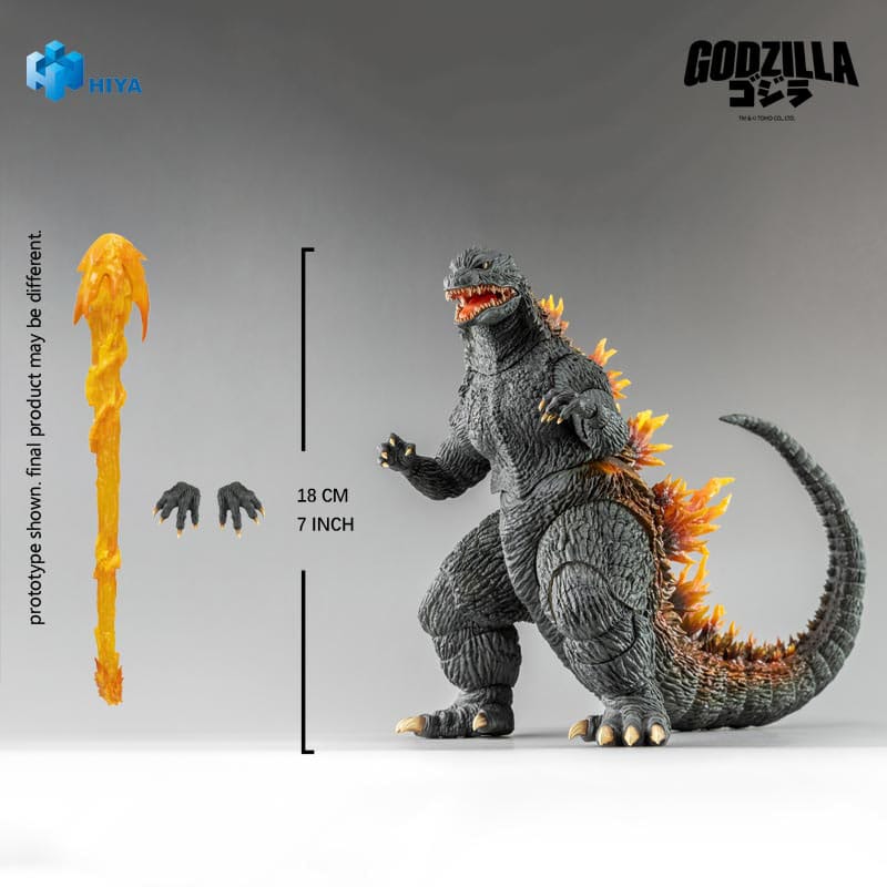 Godzilla 2000: Millennium (1999) Exquisite Basic Actionfigur Godzilla Heat Ray 18 cm     