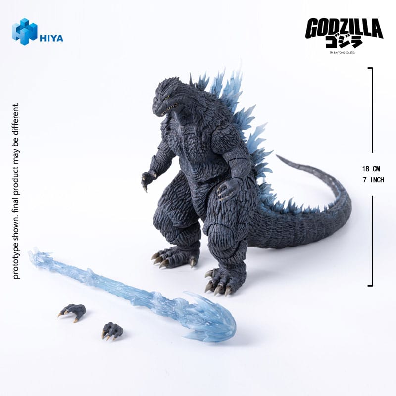 Godzilla Against Mechagodzilla (2002) Exquisite Basic Actionfigur Heat Ray Godzilla 18 cm  