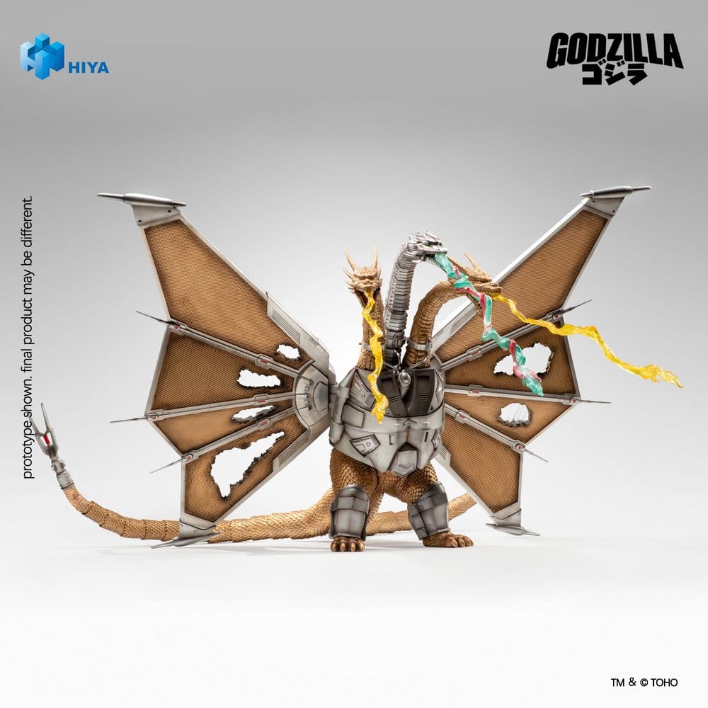 Godzilla vs. King Ghidorah Exquisite Basic Actionfigur Battle Damaged Mecha King Ghidorah 33 cm