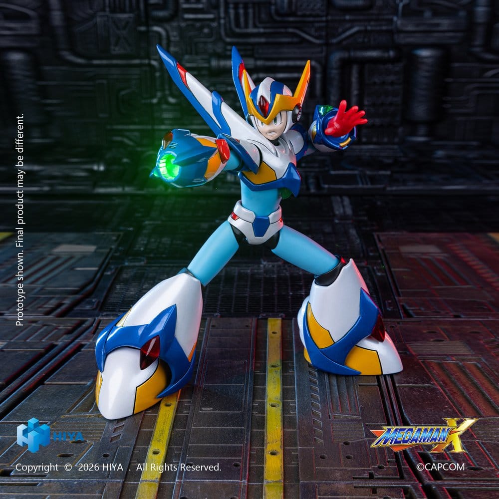 Mega Man X Exquisite Basic Series Actionfigur X Falcon Armor Version 15 cm    