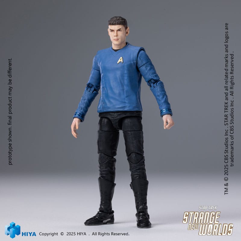 Star Trek Strange New Worlds Exquisite Mini Series Actionfigur 1/18 Spock 11 cm  