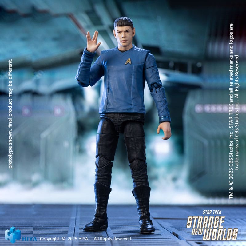 Star Trek Strange New Worlds Exquisite Mini Series Actionfigur 1/18 Spock 11 cm  