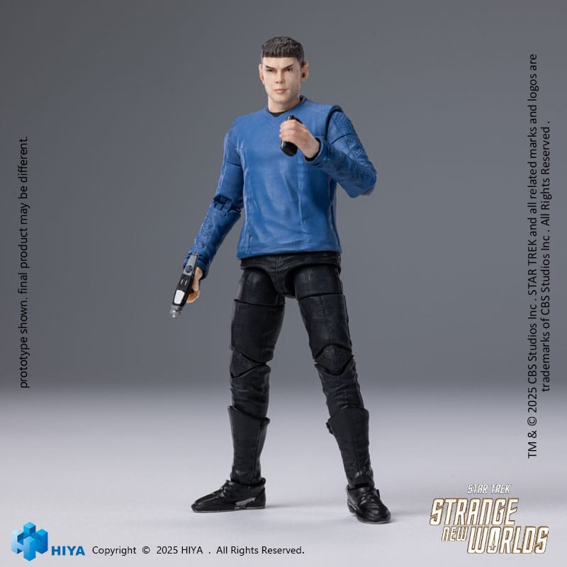 Star Trek Strange New Worlds Exquisite Mini Series Actionfigur 1/18 Spock 11 cm  
