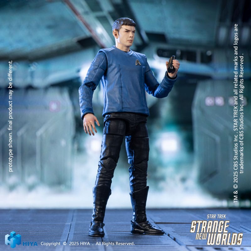 Star Trek Strange New Worlds Exquisite Mini Series Actionfigur 1/18 Spock 11 cm  