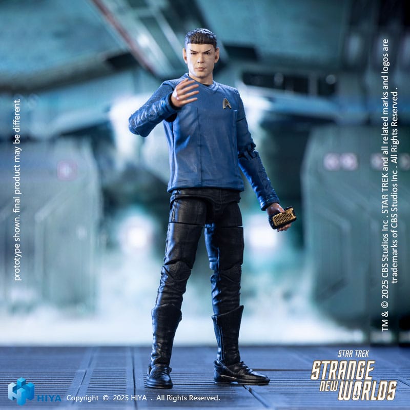 Star Trek Strange New Worlds Exquisite Mini Series Actionfigur 1/18 Spock 11 cm  