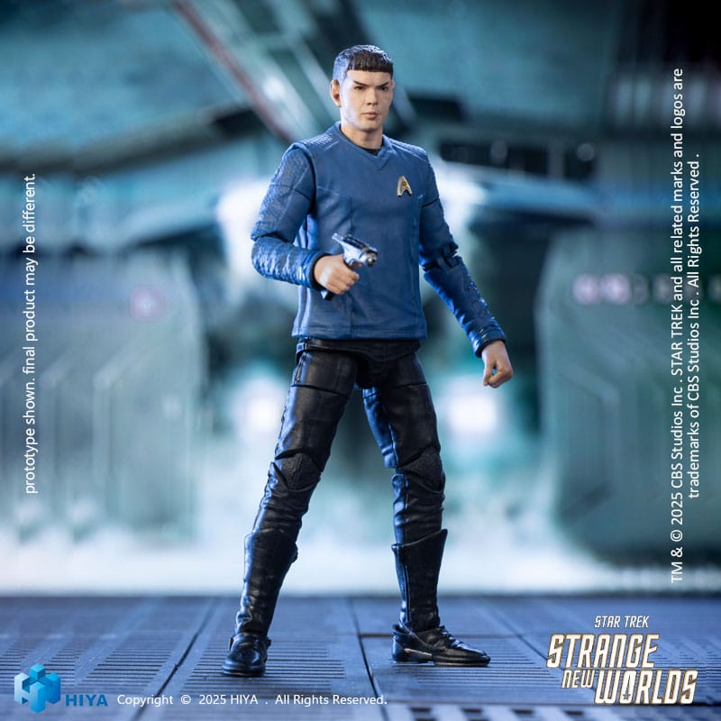 Star Trek Strange New Worlds Exquisite Mini Series Actionfigur 1/18 Spock 11 cm  