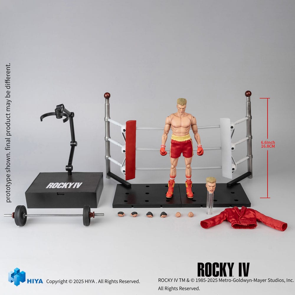 Rocky IV Exquisite Super Series Actionfigur 1/12 Ivan 16 cm    