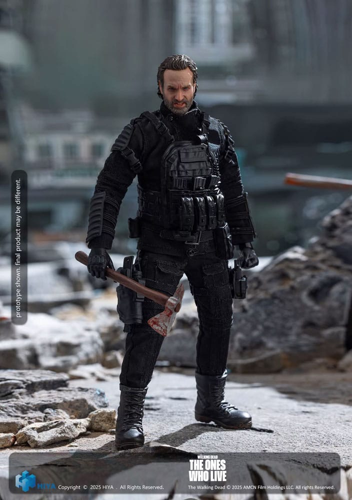 The Walking Dead: The Ones Who Lived Exquisite Super Series Actionfigur 1/12 Rick 16 cm  