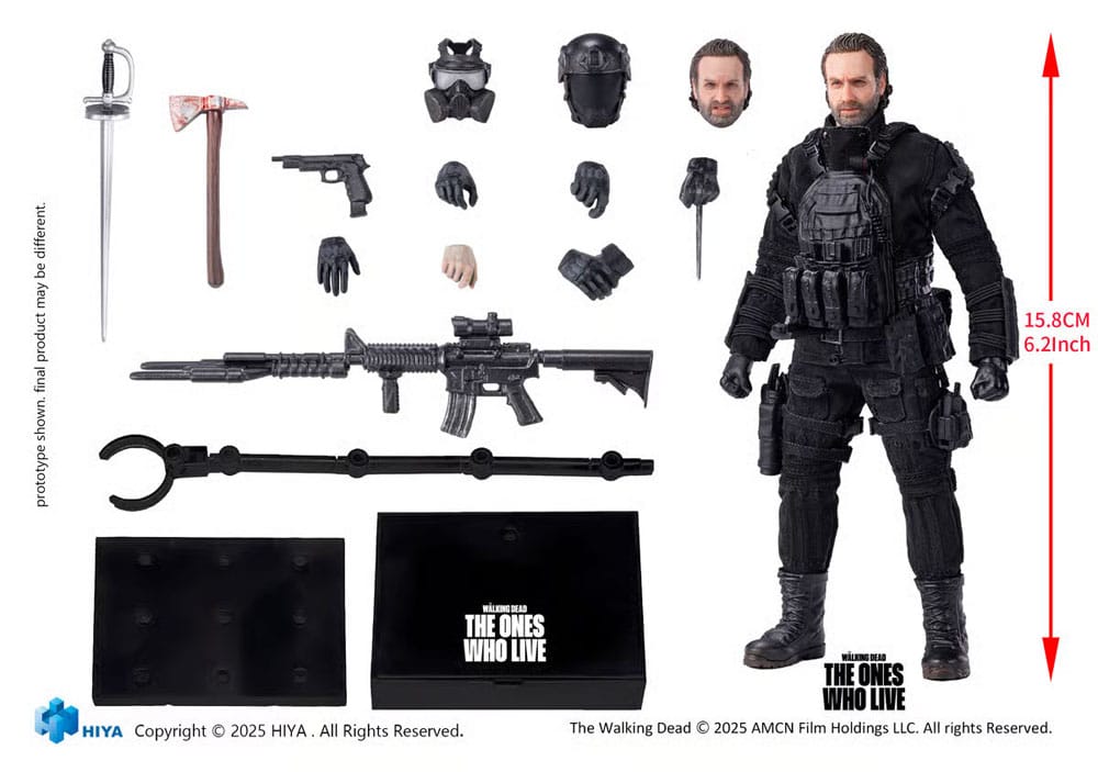 The Walking Dead: The Ones Who Lived Exquisite Super Series Actionfigur 1/12 Rick 16 cm  