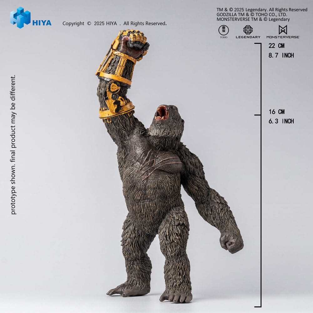 Godzilla x Kong The New Empire Stylist Series PVC Statue Kong B.E.A.S.T. Glove Version 22 cm       