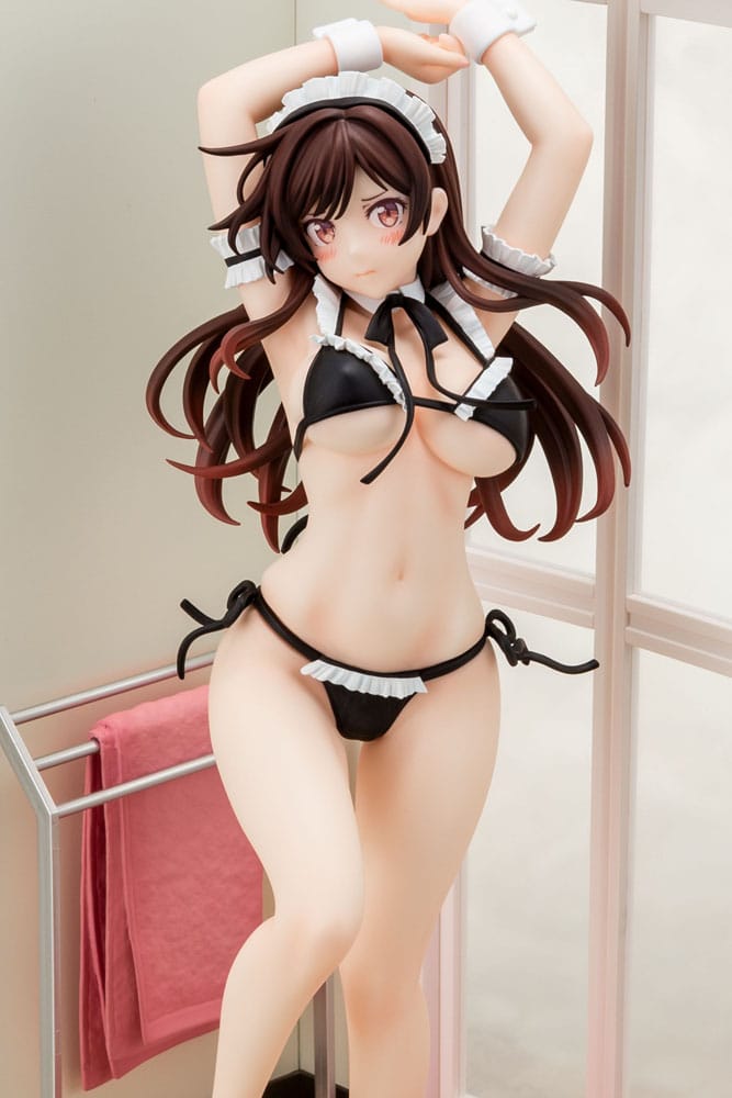 Rent-A-Girlfriend PVC Statue 1/6 Chizuru Mizuhara Maid Bikini ni Okigae 30 cm 