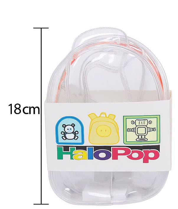 HaloPop Kristallklare Display-Tasche LED Glow Lighting (Pink) 18 cm Sortiment (6)