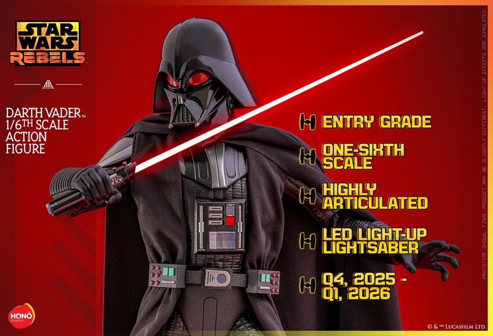 Star Wars: Rebels Actionfigur 1/6 Darth Vader 34 cm