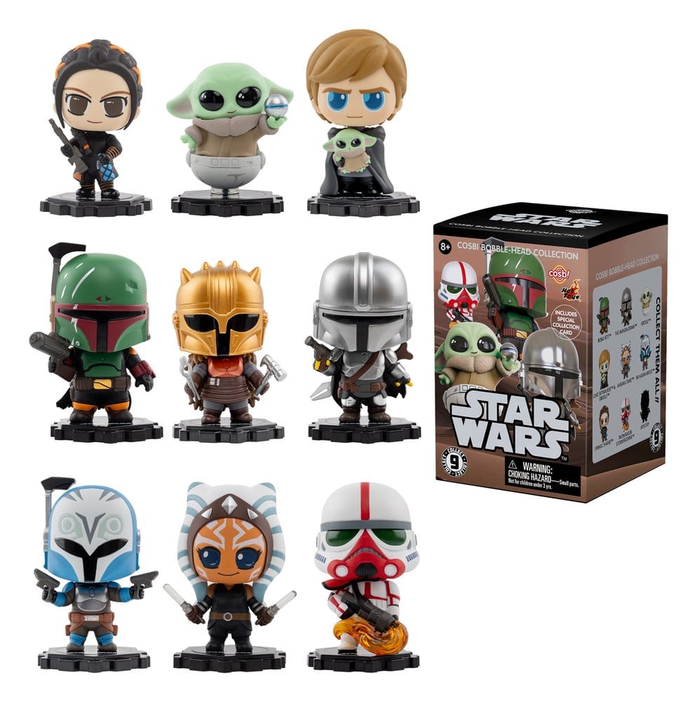 Star Wars Cosbi Minifiguren Series 1 8 cm Blind Box Display (8)              