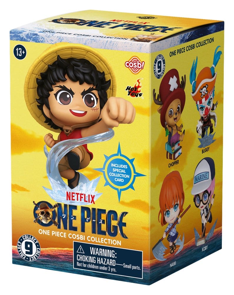 One Piece Cosbi Minifiguren 8 cm Blind Box Display (8)              