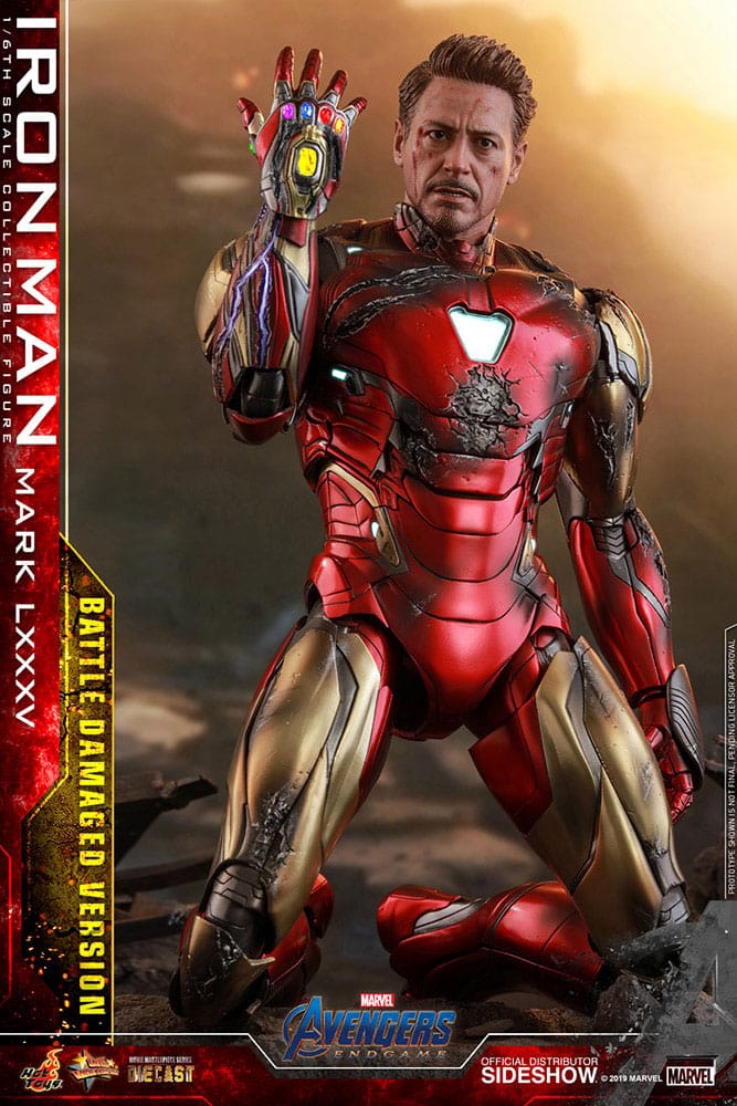 Avengers: Endgame Movie Masterpiece Diecast Actionfigur 1/6 Iron Man Mark LXXXV (Battle Damaged Version) Special Edition 32 cm