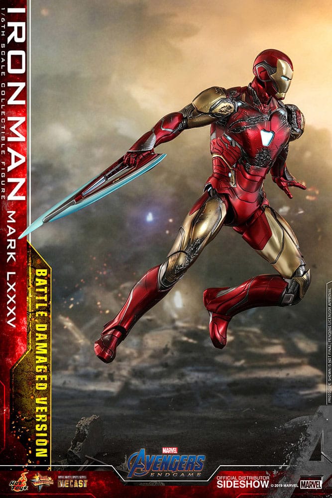 Avengers: Endgame Movie Masterpiece Diecast Actionfigur 1/6 Iron Man Mark LXXXV (Battle Damaged Version) Special Edition 32 cm