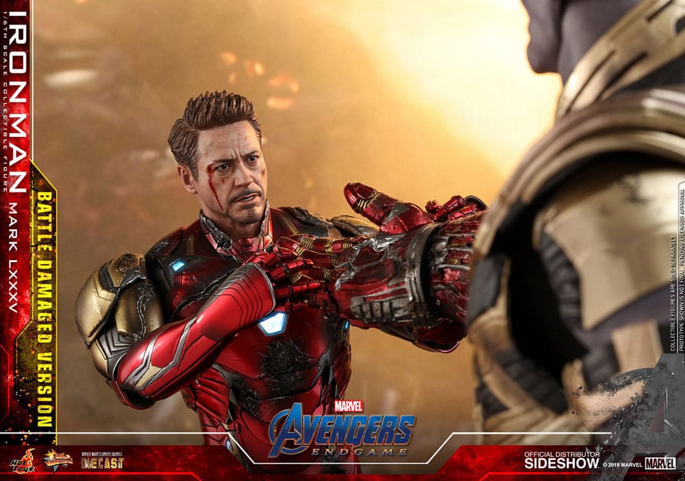 Avengers: Endgame Movie Masterpiece Diecast Actionfigur 1/6 Iron Man Mark LXXXV (Battle Damaged Version) Special Edition 32 cm