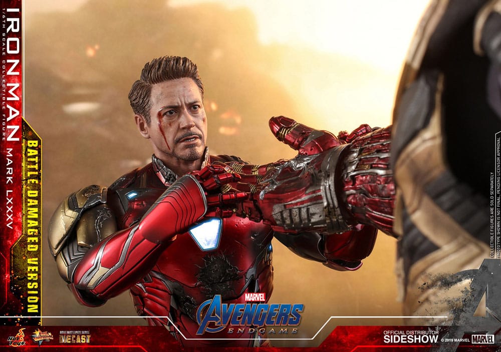 Avengers: Endgame Movie Masterpiece Diecast Actionfigur 1/6 Iron Man Mark LXXXV (Battle Damaged Version) Special Edition 32 cm