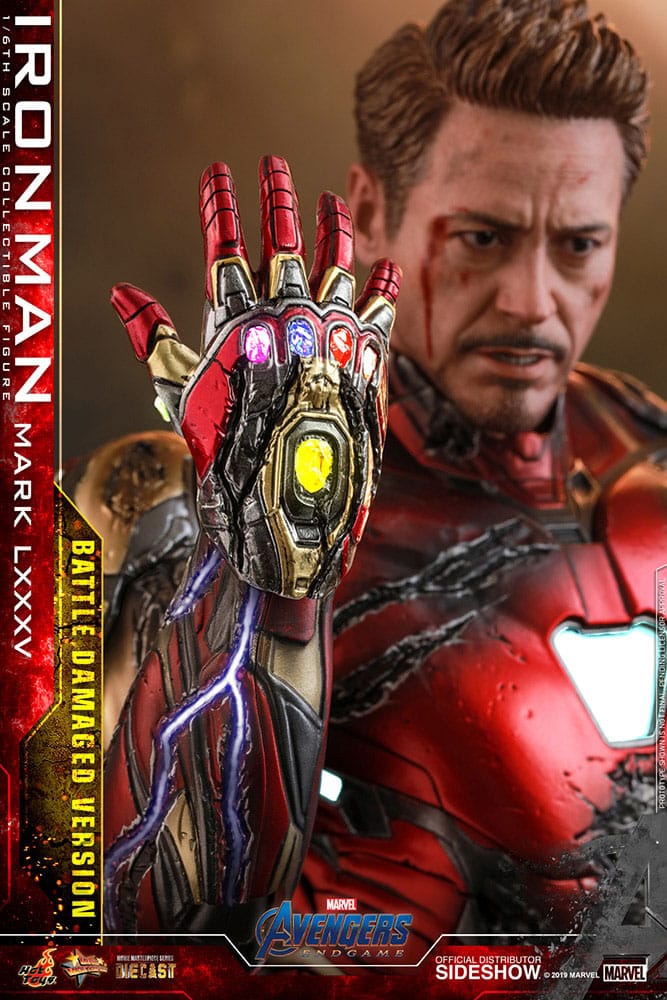 Avengers: Endgame Movie Masterpiece Diecast Actionfigur 1/6 Iron Man Mark LXXXV (Battle Damaged Version) Special Edition 32 cm