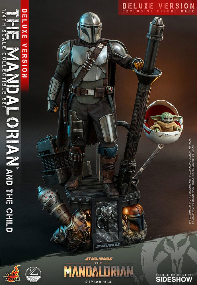 Star Wars The Mandalorian Actionfiguren Doppelpack 1/4 The Mandalorian & The Child Deluxe 46 cm