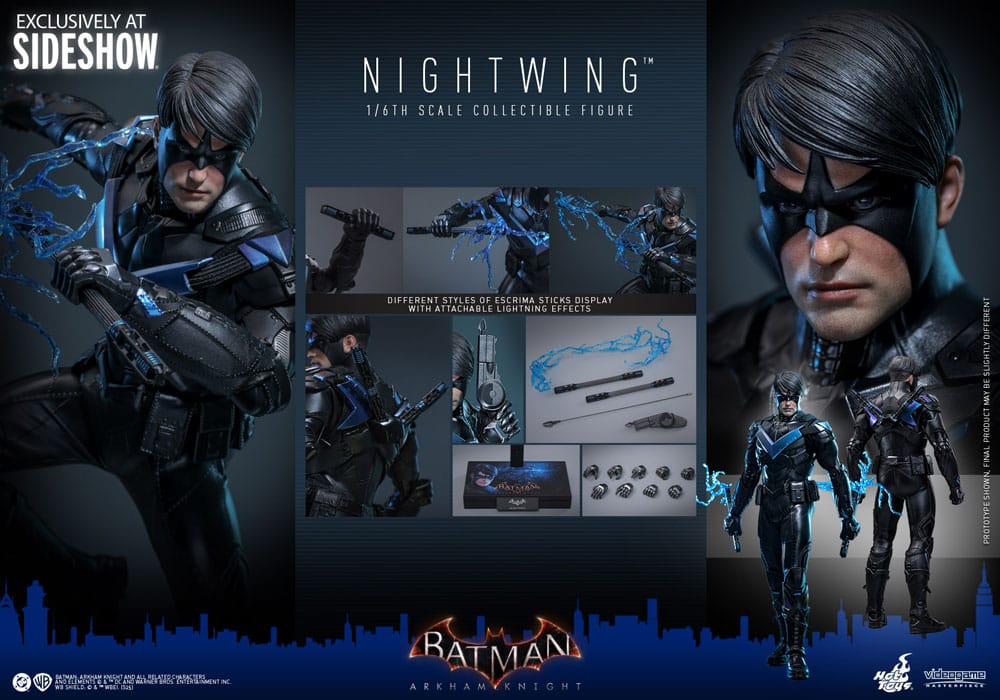 Batman Arkham Knight Videogame Masterpiece Actionfigur 1/6 Nightwing 30 cm