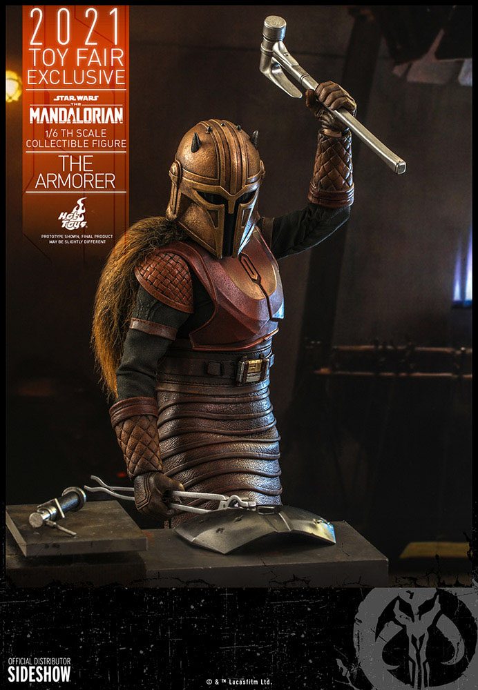 Star Wars The Mandalorian Actionfigur 1/6 The Armorer 2021 Toy Fair Exclusive 29 cm