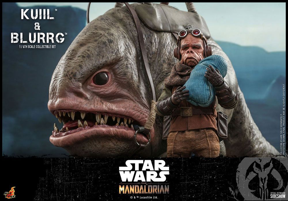 Star Wars The Mandalorian Actionfiguren Doppelpack 1/6 Kuiil & Blurrg 37 cm