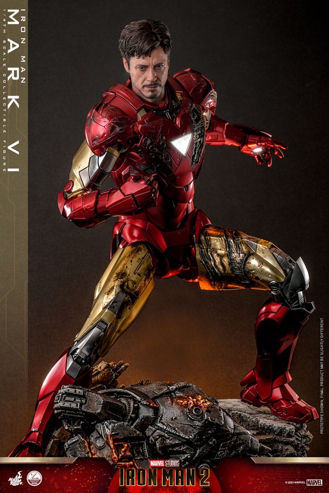 Iron Man 2 Actionfigur 1/4 Iron Man Mark VI 48 cm