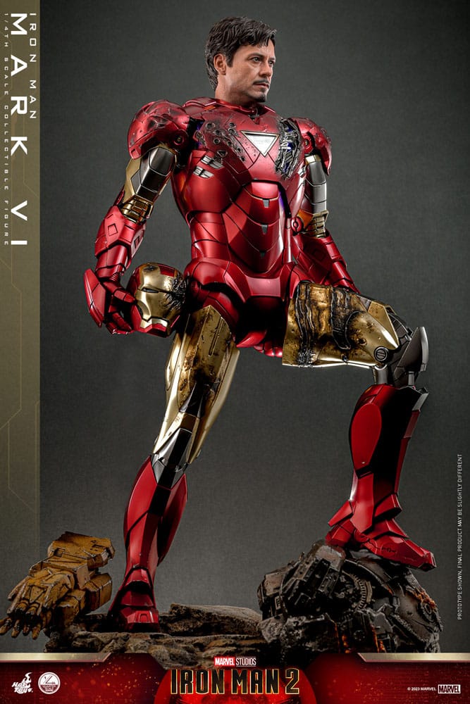 Iron Man 2 Actionfigur 1/4 Iron Man Mark VI 48 cm