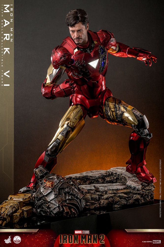 Iron Man 2 Actionfigur 1/4 Iron Man Mark VI 48 cm