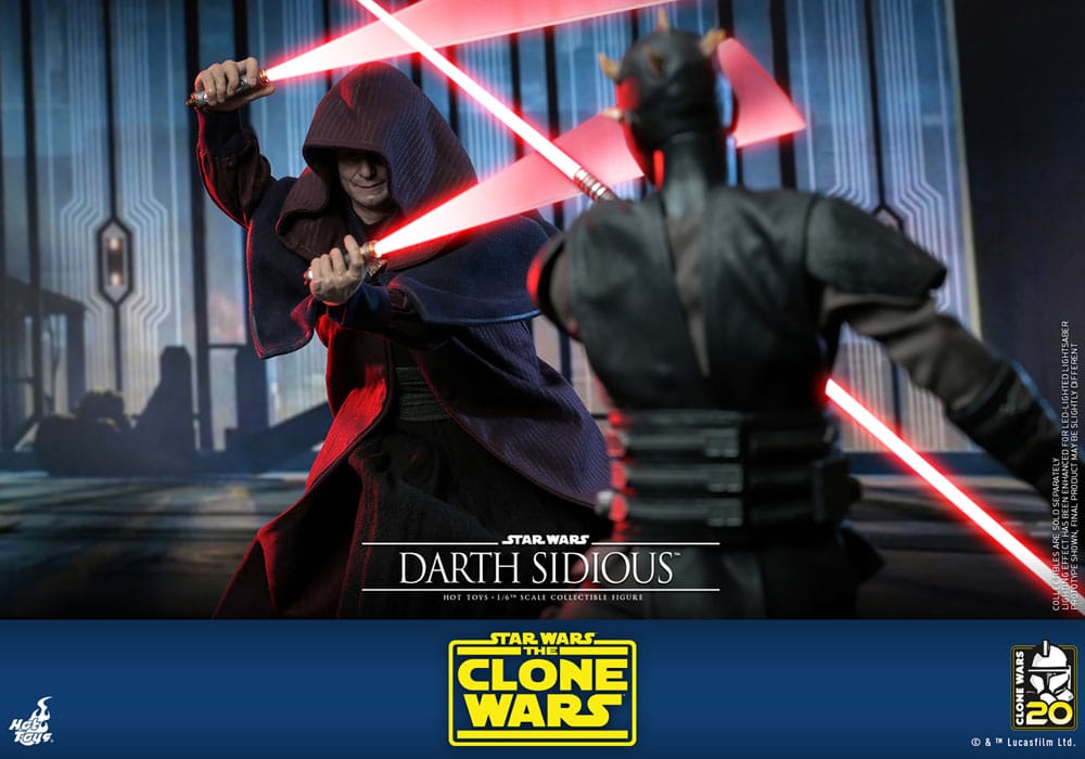 Star Wars: The Clone Wars Actionfigur 1/6 Darth Sidious 29 cm