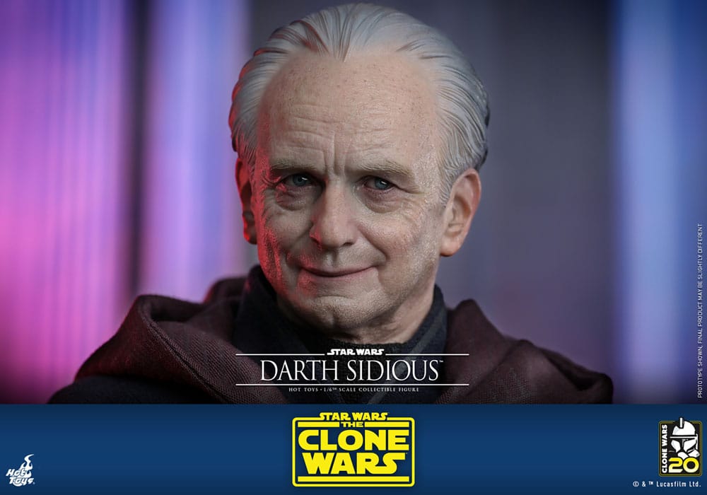 Star Wars: The Clone Wars Actionfigur 1/6 Darth Sidious 29 cm