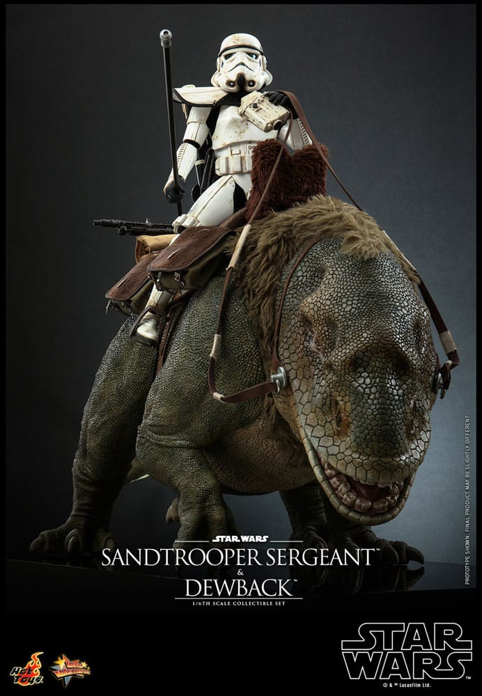 Star Wars Episode IV Actionfiguren 2er-Pack 1/6 Sandtrooper Sergeant & Dewback 30 cm