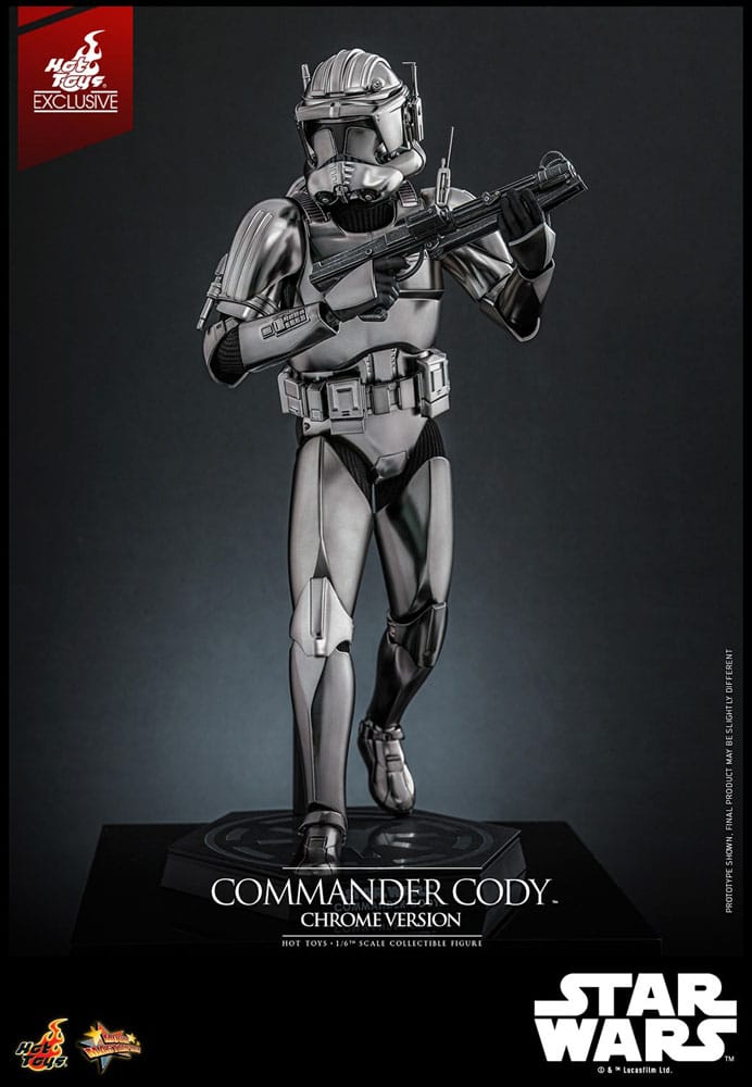 Star Wars Movie Masterpiece Actionfigur 1/6 Commander Cody (Chrome Version) Hot Toys Exclusive 30 cm