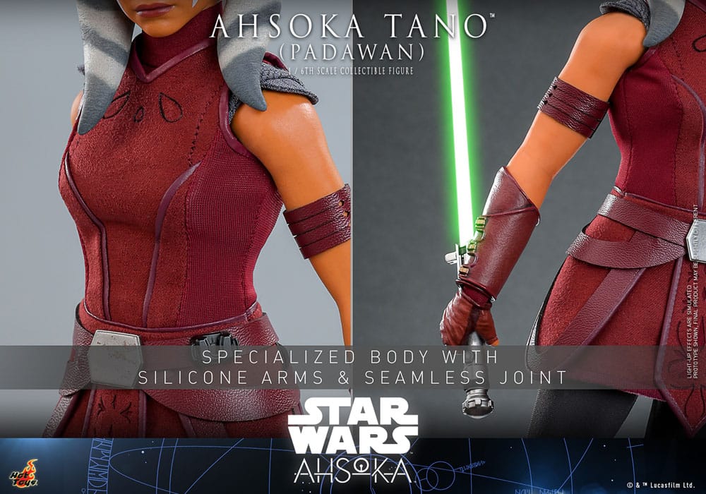 Star Wars: Ahsoka Actionfigur 1/6 Ahsoka Tano (Padawan) 27 cm
