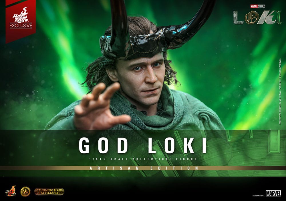 Loki DX Actionfigur 1/6 God Loki Artisan Edition Hot Toys Exclusive 31 cm