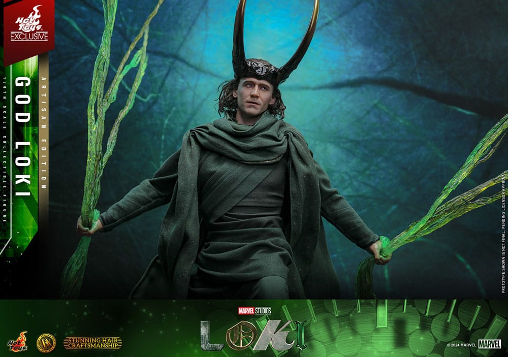 Loki DX Actionfigur 1/6 God Loki Artisan Edition Hot Toys Exclusive 31 cm