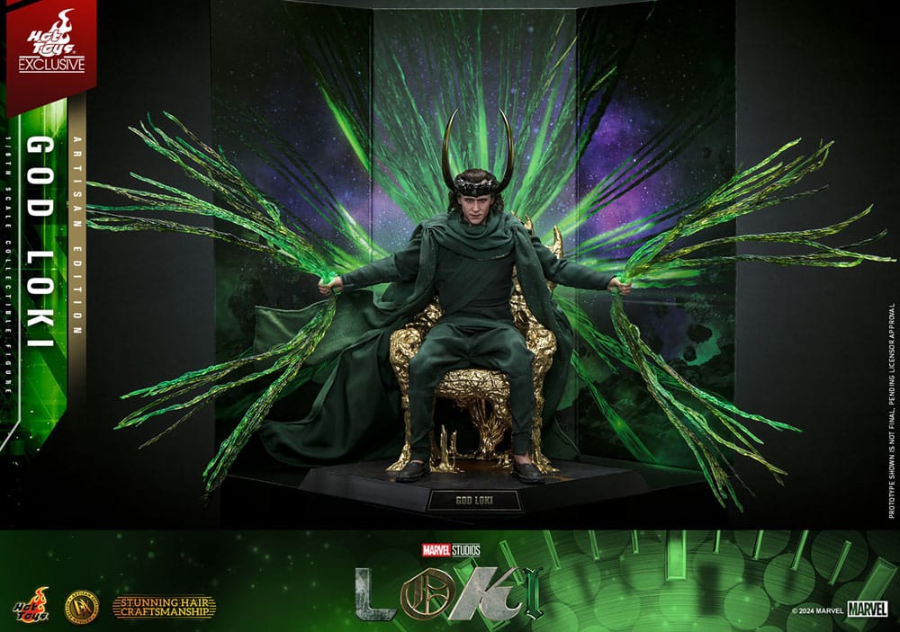 Loki DX Actionfigur 1/6 God Loki Artisan Edition Hot Toys Exclusive 31 cm