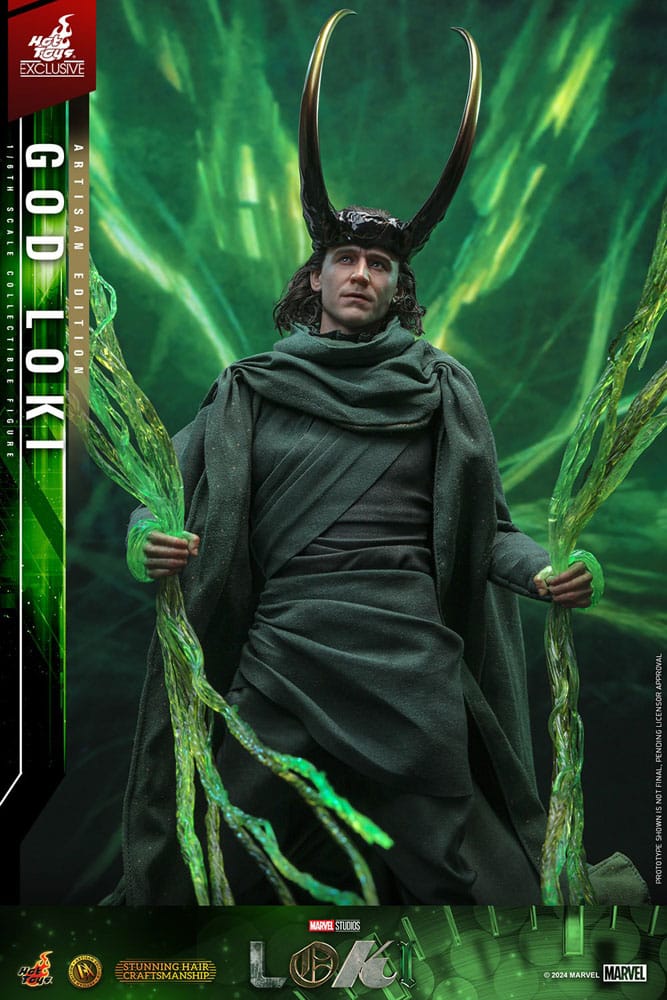 Loki DX Actionfigur 1/6 God Loki Artisan Edition Hot Toys Exclusive 31 cm